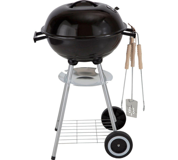 Kettle BBQ Starter Pack With Utensils And Cover