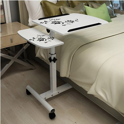 Foldable Computer Table Adjustable Portable Laptop Desk Rotate Laptop Bed Table Can be Lifted Standing Desk  64*40CM