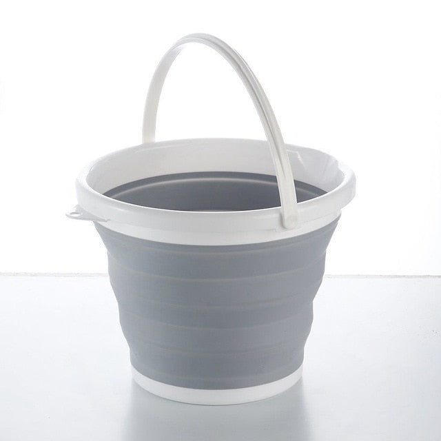 10L Storage Portable  Folding Bucket for Wash Car/camping tools supplies/ tourism/Fishing equipment/kitchen items/foldable cube