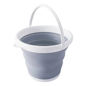 10L Portable Folding Bucket Outdoor Fishing Tourism Camping Supplies Foldable Buckets Car/ Mop Washing Cleaning Household Items