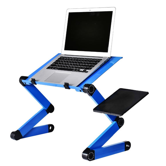 Foldable 360 Degree Adjustable Laptop Desk Computer Table Stand Tray For Sofa Bed Laptop Desk With Mouse Pad