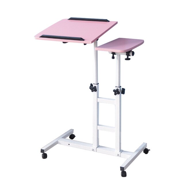 Foldable Laptop Desk Bed Portable Computer Table Adjustable Laptop Rotate Bed Table Can be Lifted Standing Desk