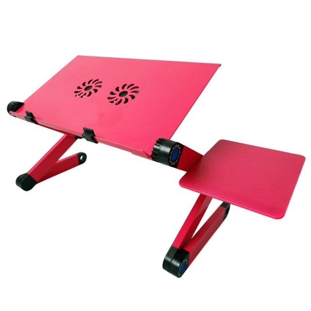 Table Bed Aluminum Alloy Foldable Computer Desk iPad Desk Lazy Aluminum Folding Table Drop ship Cooling Laptop Computer