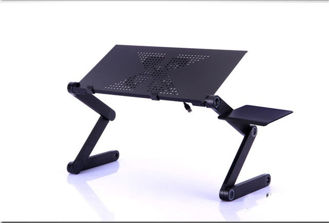 Portable foldable adjustable folding table for Laptop Desk Computer mesa para notebook Stand Tray For Sofa Bed Black