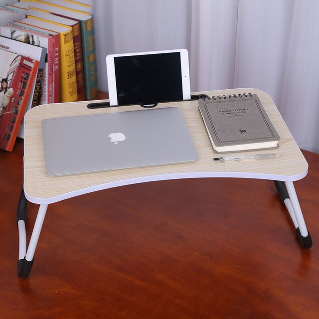 Portable Laptop Desk Foldable Study Table Laptop Holder Notebook Table Desk Stand Table With Folding Legs Used on The Bed