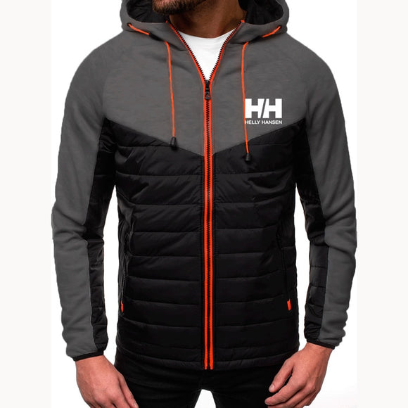 2020 New Fashion Hoody Spliced Jacket Printed HH Men Hoodies Sweatshirts Casual Coat Hooded Cardigan Plus Fleece Thin Clothes