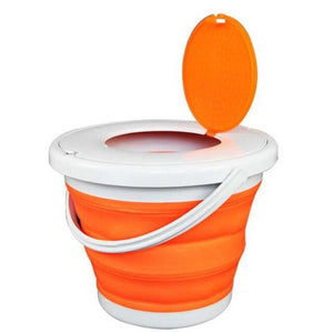 Portable Folding Bucket Foldable Basin Tourism Outdoor Folding Bucket with Lids Fishing Camping Car Wash Bucket Outdoor Camping