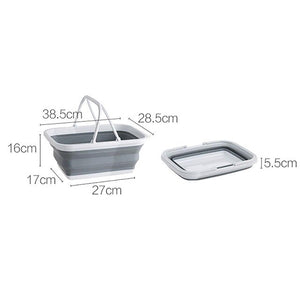 Large Folding Bucket Bathroom Mop Bucket Portable Water Container Foldable Foot Bath Bucket Outdoor Fishing Car Wash Buckets