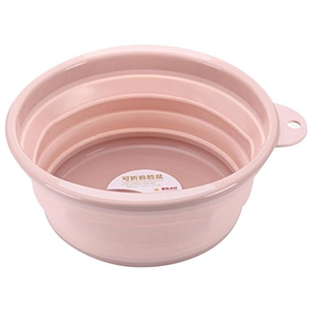 Foldable Mop Bucket Portable Wash Basin Dishpan for Bathroom Kitchen Home