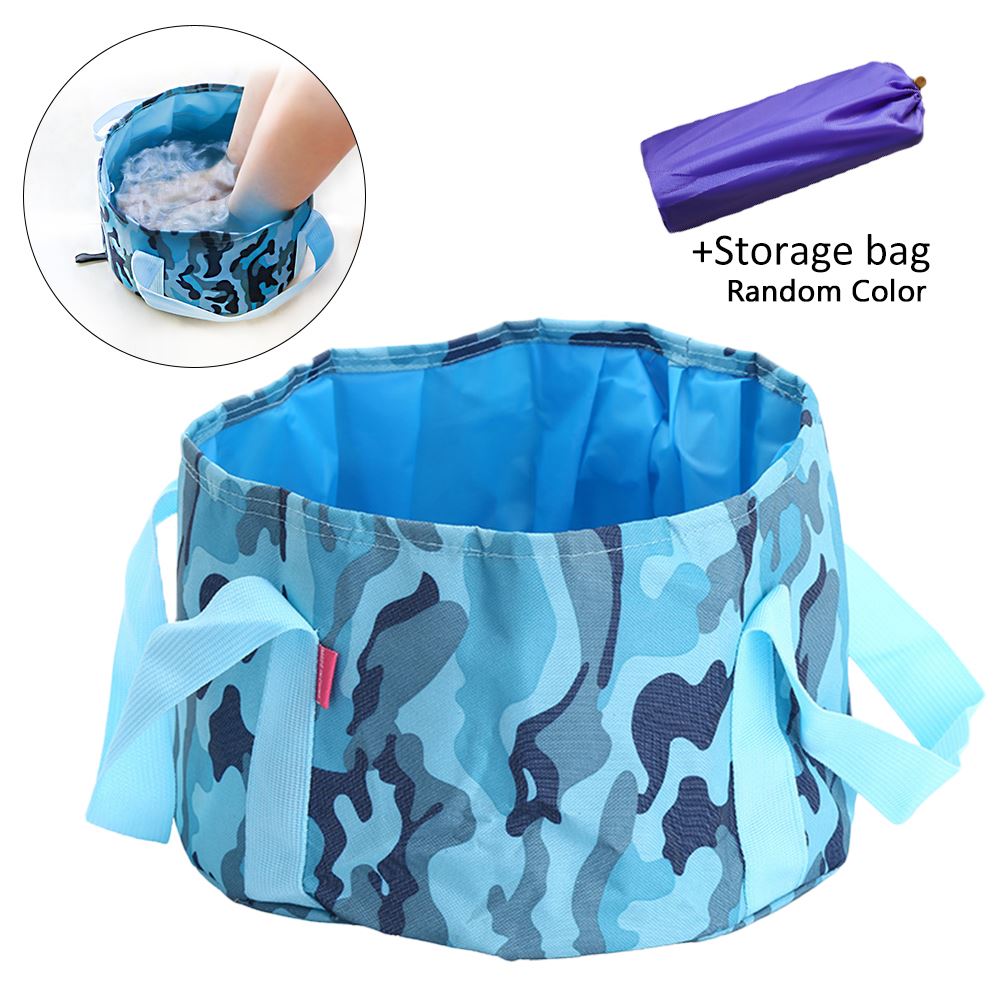 Foldable Bucket Outdoor Portable Wash Basin Travel Camping Fishing Folding Basin Foot Bath Sink Washing Basket