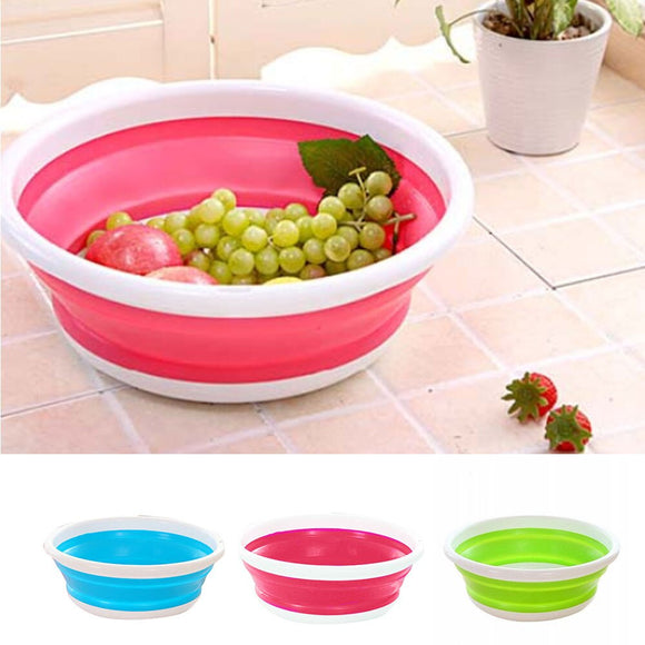 Folding Bucket Portable Foldable Footbath Basin Tourism Travel Abroad Washbasin High Capacity Household Cleaning Supplies