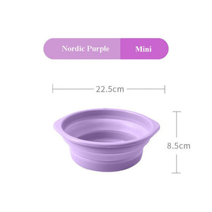 Portable Foldable Basin Folding Bucket Collapsible Basins Car Washing Fishing Outdoor Travel Bucket Vegetable Fruit Basin
