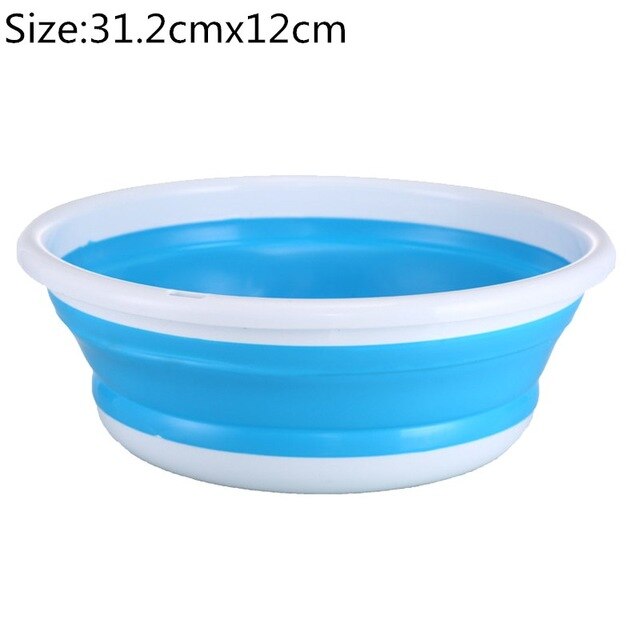 Portable Folding Bucket Portable Folding Footbath Foldable Basin Tourism Travel Abroad Washbasin Outdoor Camping Supplies #1