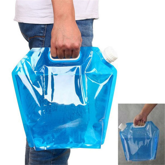 10L Portable Outdoor Foldable Water Container Folding Collapsible Drinking Car Water Carrier Bag Camping Hiking Picnic BBQ Tool