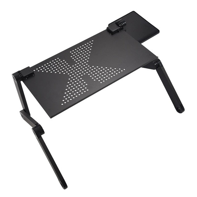 Portable foldable adjustable folding table for Laptop Desk Computer mesa para notebook Stand Tray For Sofa Bed Black